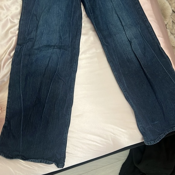 Good American Good Waist High Rise Wide Leg Palazzo 👖 - Picture 4 of 8